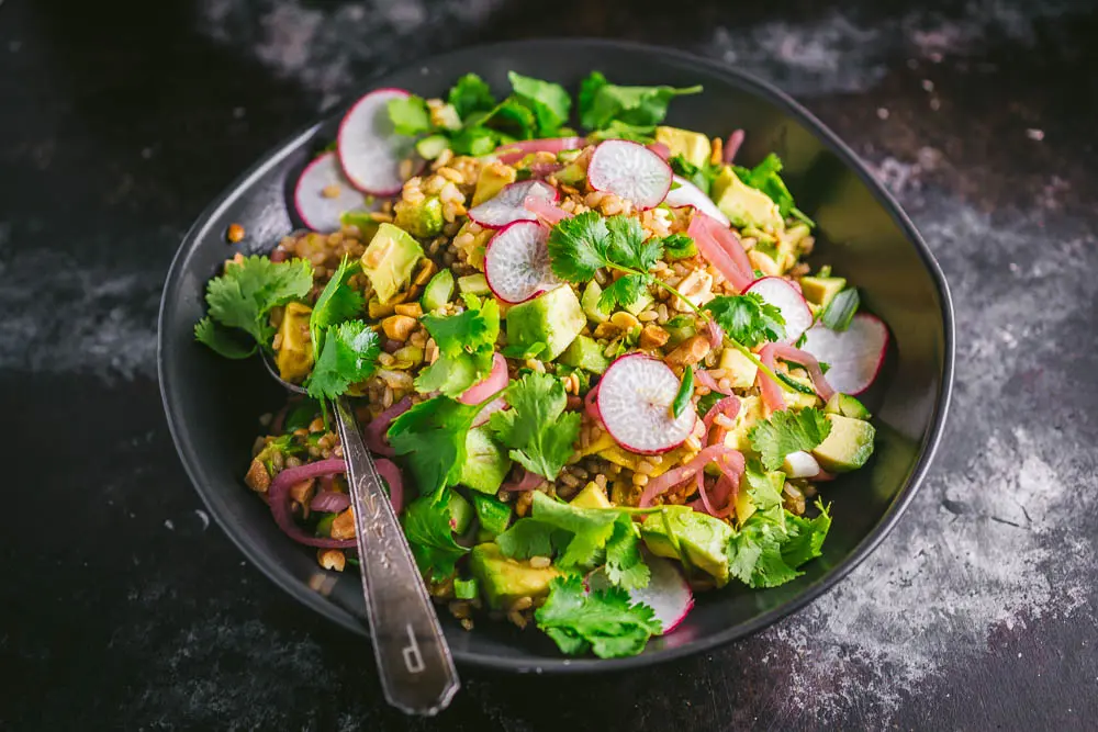 Teriyaki Brown Rice Salad