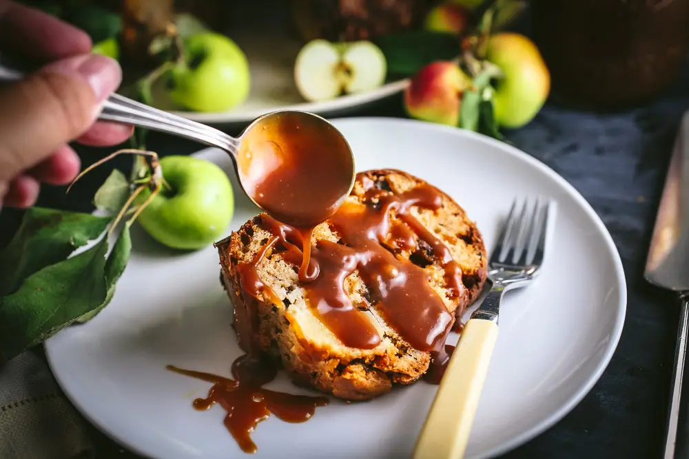 Toffee Apple Sour Cream Cake