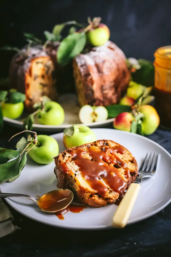 Toffee Apple Sour Cream Cake