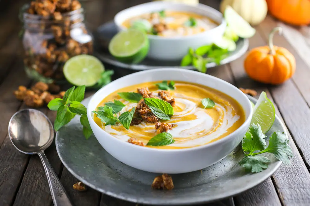 Thai Coconut Curry Butternut Squash Soup