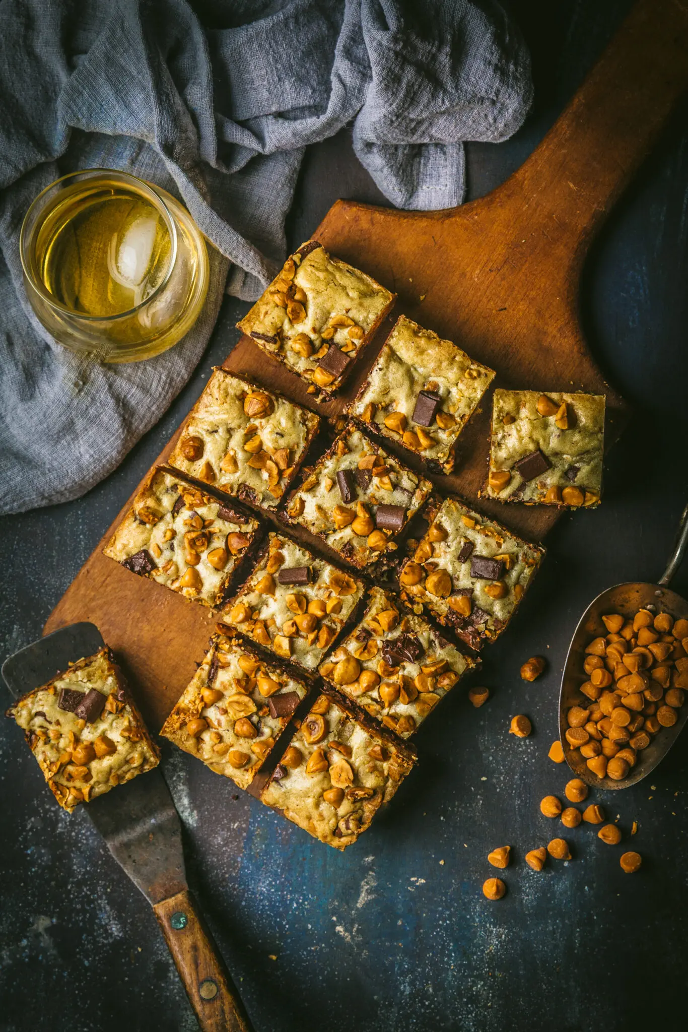 Brown Butter Bourbon Blondies