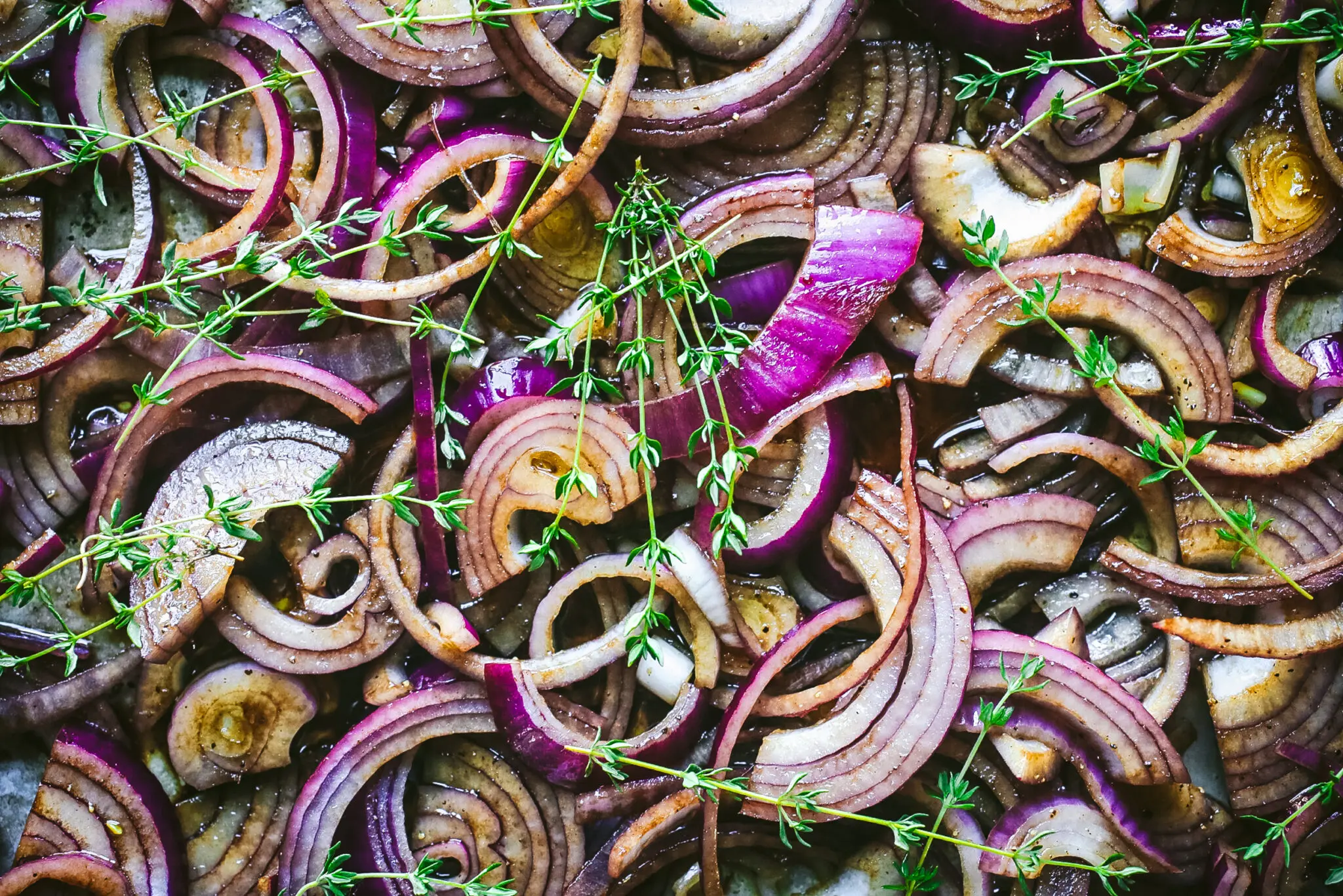 Balsamic Roasted Red Onions