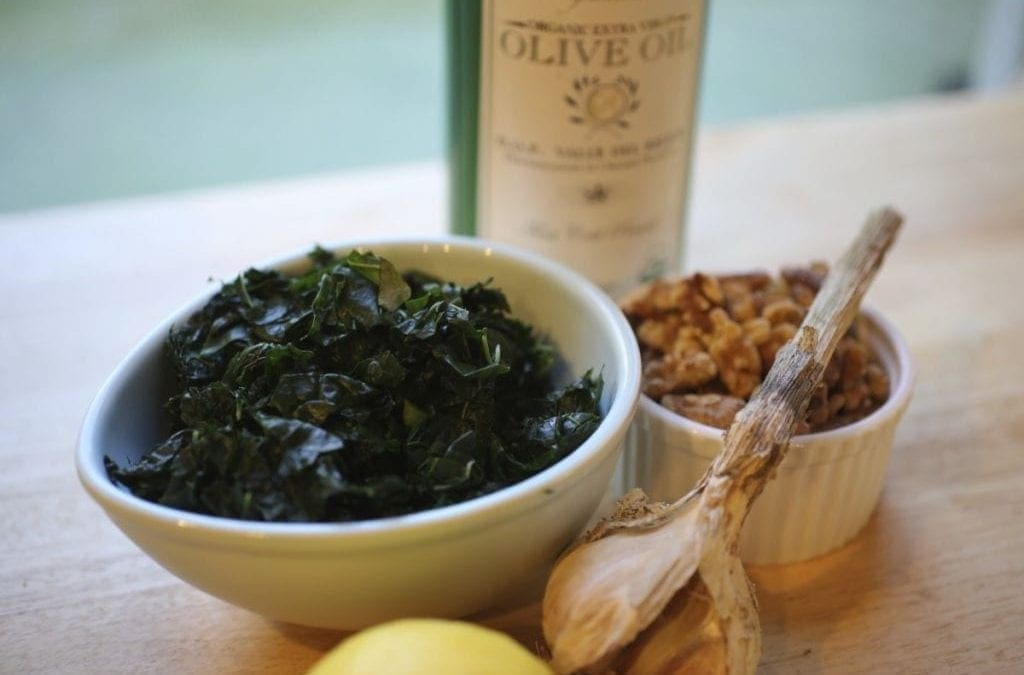 Kale and Walnut Pesto