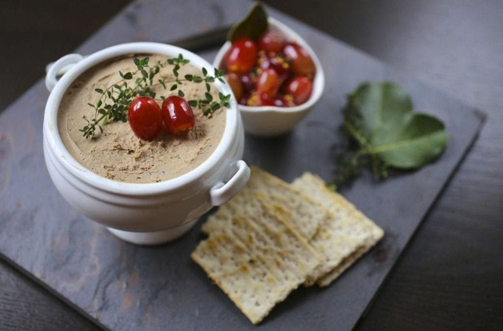 Chicken Liver Pâté with Thyme and Brandy