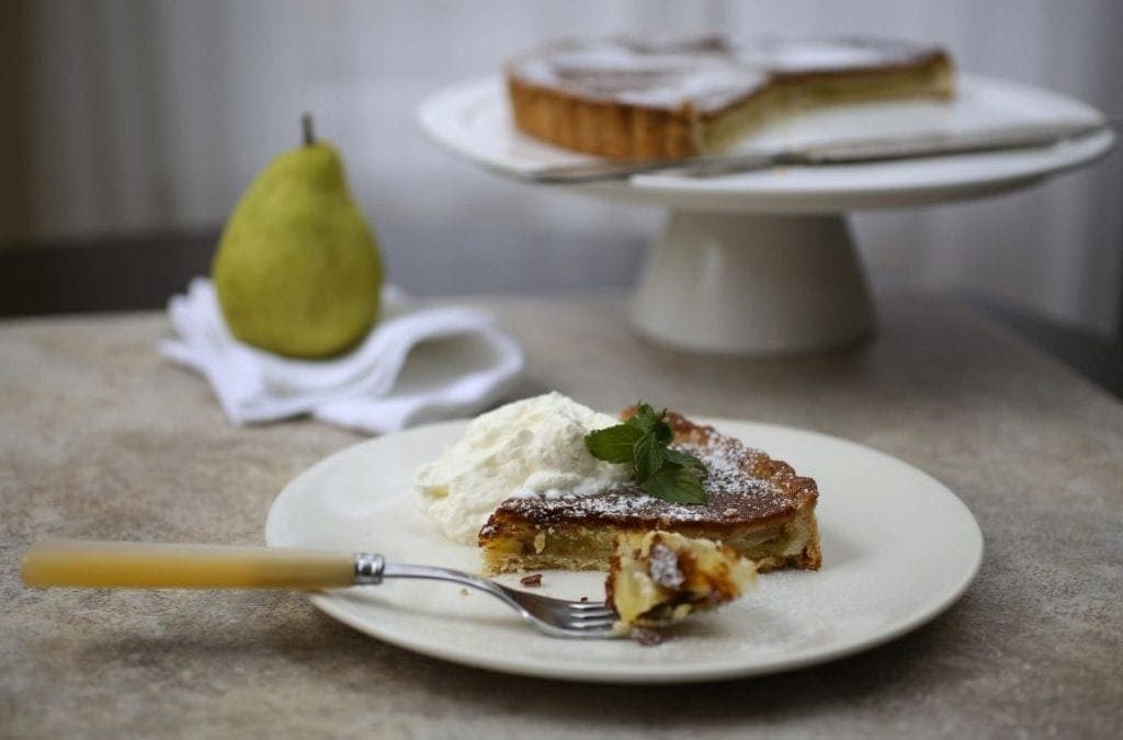 Custard Tart with Pear and Ginger
