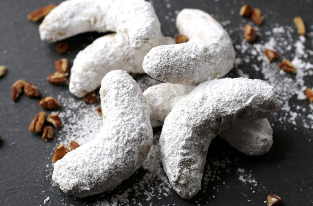 Pecan Crescent Cookies