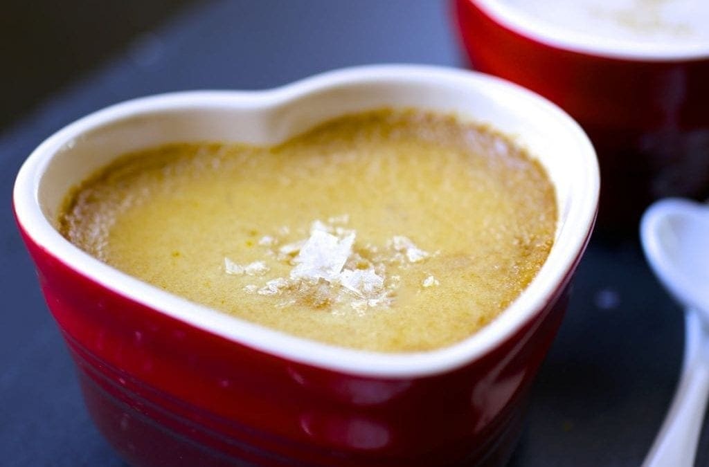 Salted Caramel Brown Sugar Pots de Crème