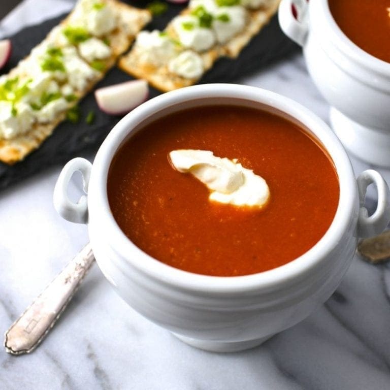Easy, Delicious Classic Tomato Soup Nerds with Knives
