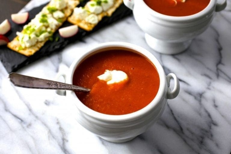 Easy, Delicious Classic Tomato Soup - Nerds with Knives