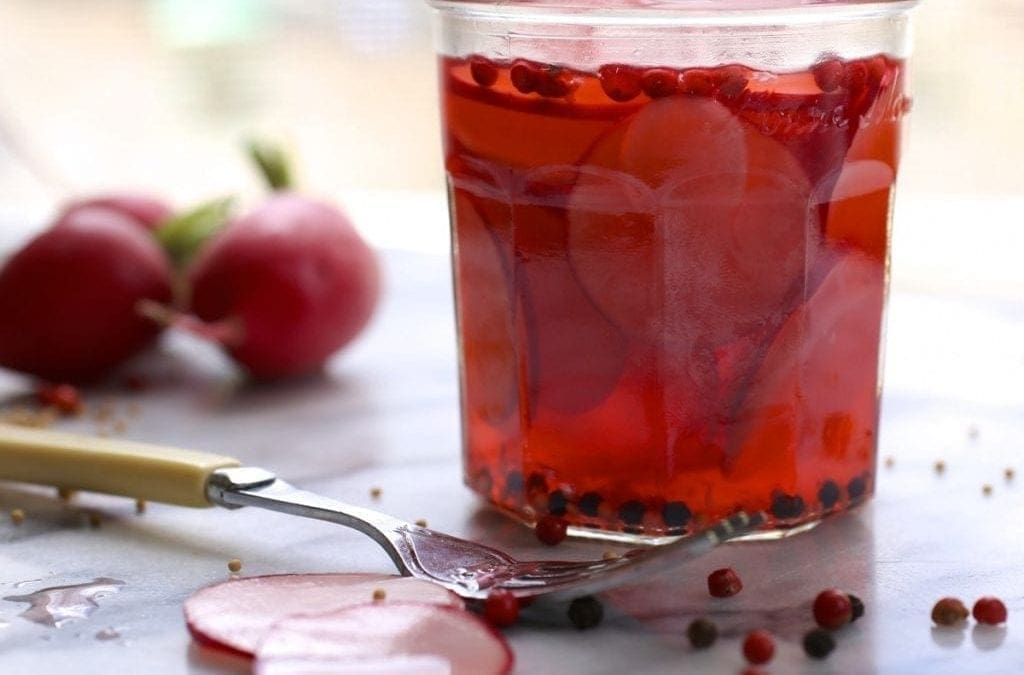 Sweet & Sour Pickled Radishes