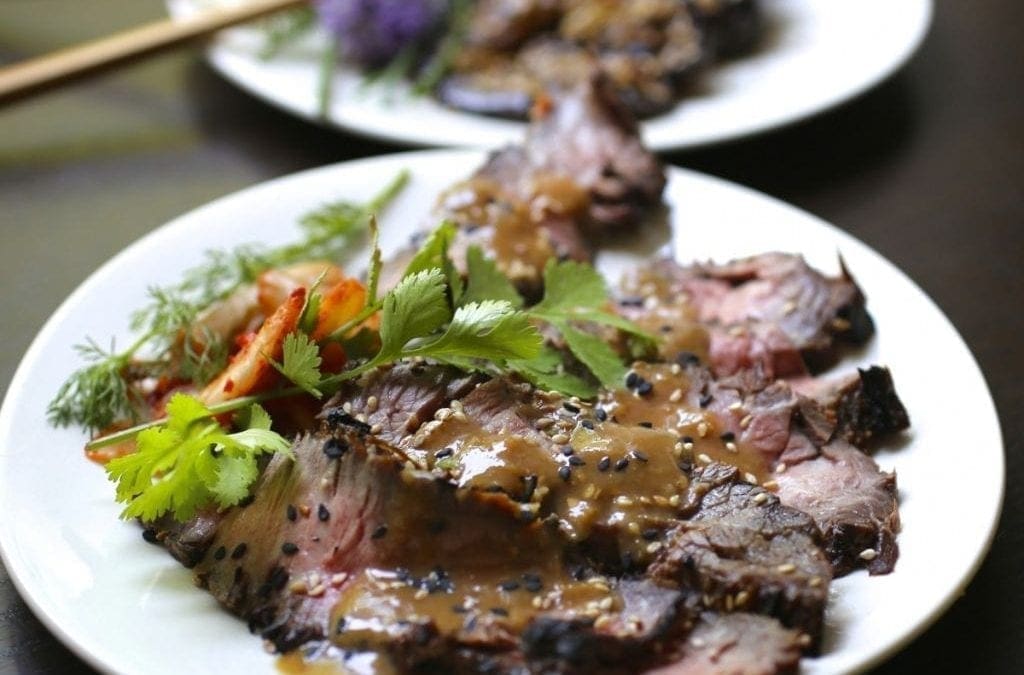 Asian-Marinated Grilled Flank Steak
