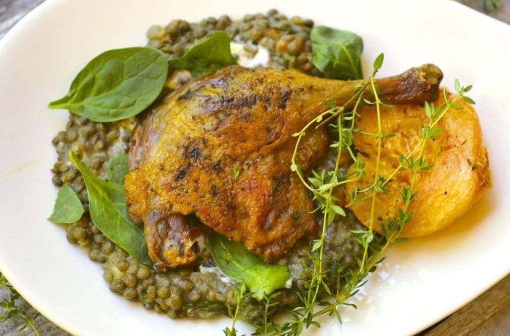 Crispy Spiced Duck Legs with Thyme