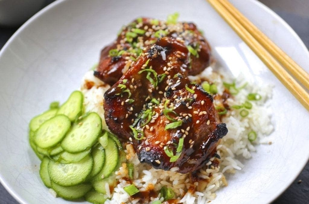 Baked Chicken with Honey and Soy