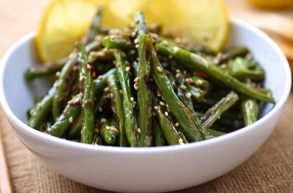Caramelized Green Beans with Soy and Lemon