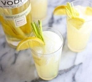 Lemon Vanilla Vodka Cocktail - Delicious Vanilla Vodka Drink