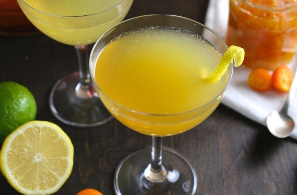 Kumquat-Ginger Whisky Sour