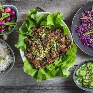 Bulgogi (Korean Grilled Beef) Lettuce Wraps-image