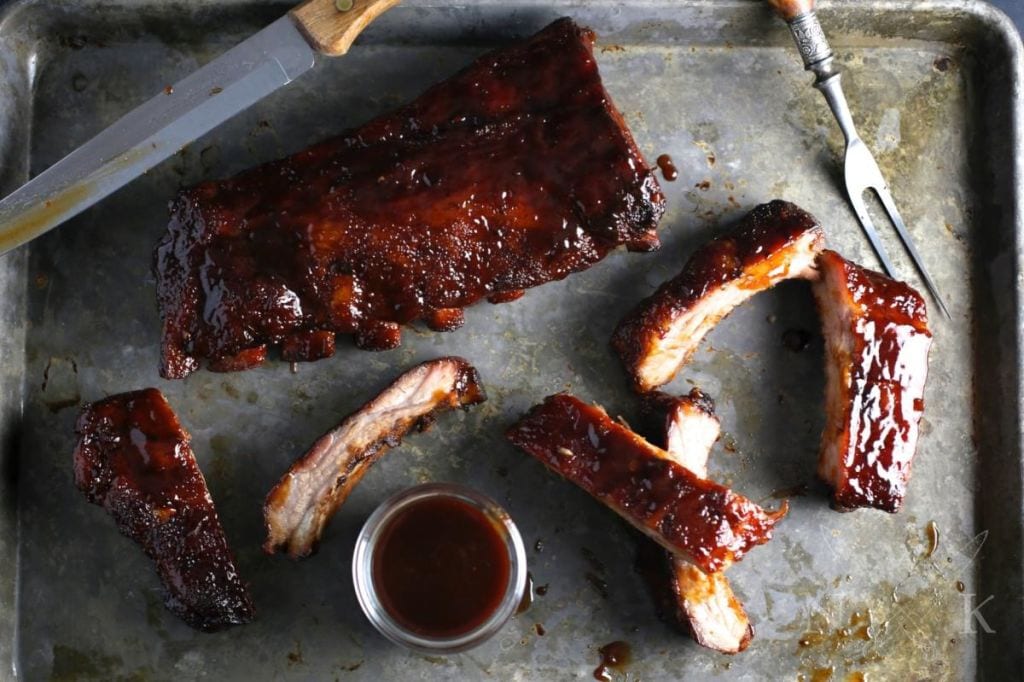 Bourbon Honey Ribs A Glazed Bbq Recipe By Nerds With Knives,Boneless Ribs In Oven Temp
