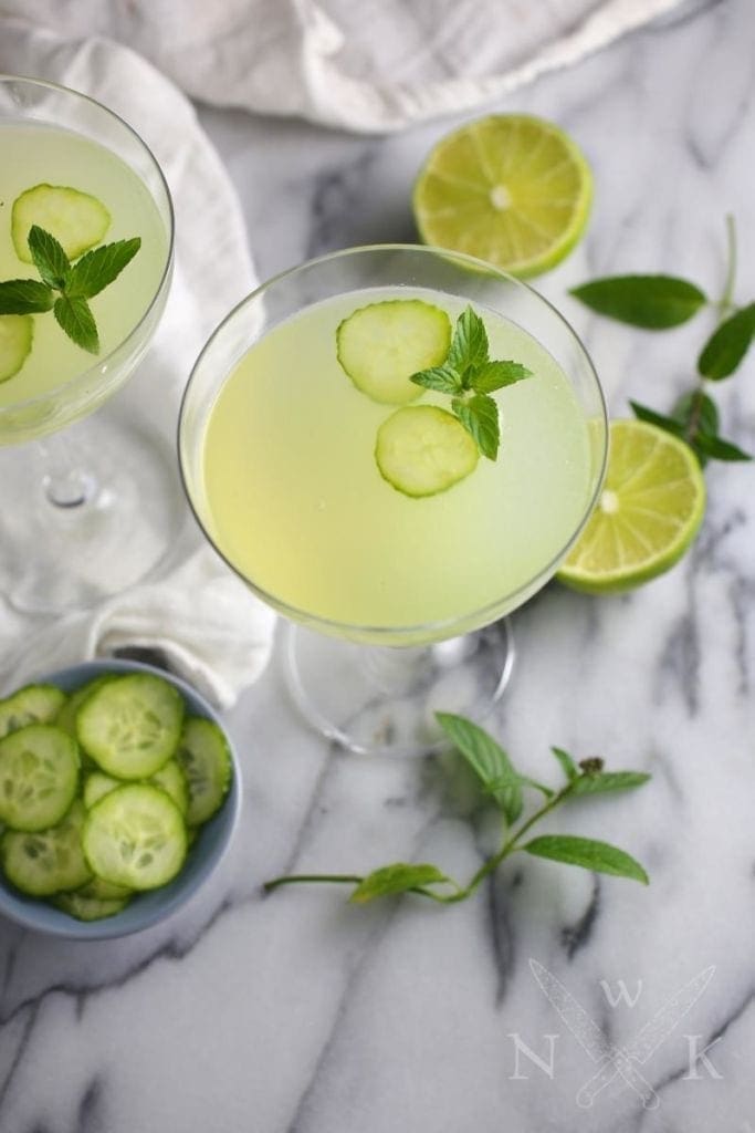 Cucumber and Mint Gimlet