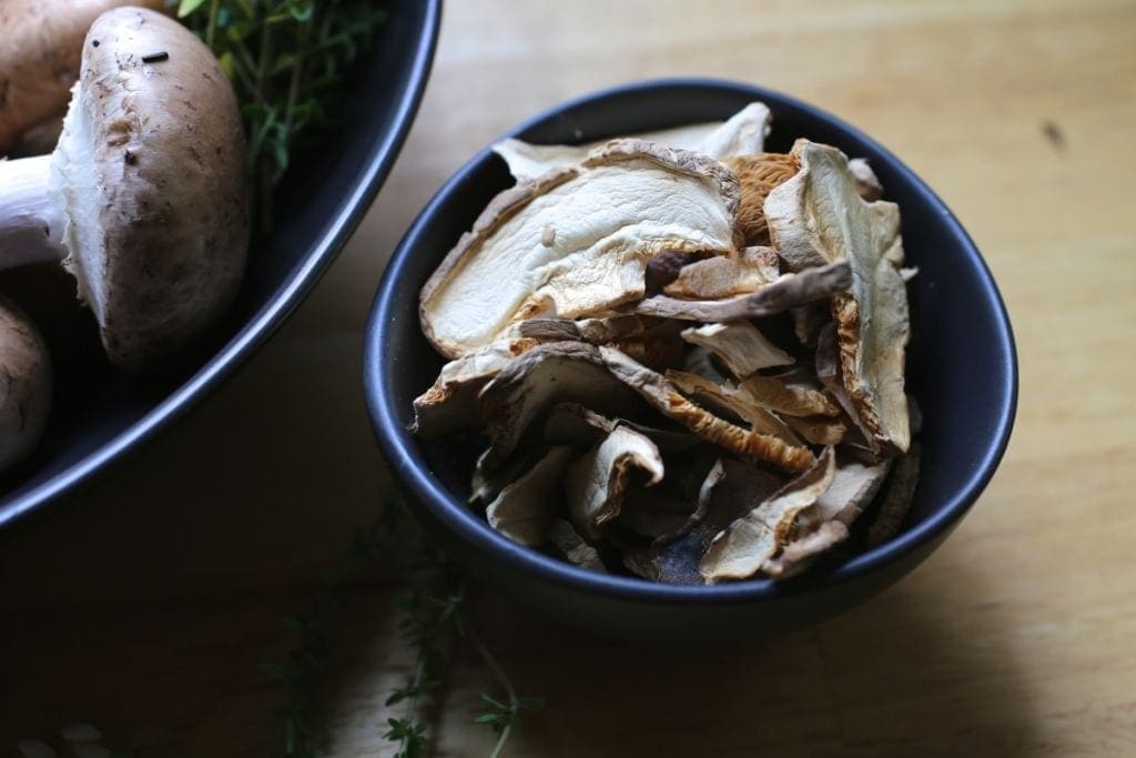 Dried wild mushroom mix with porcini