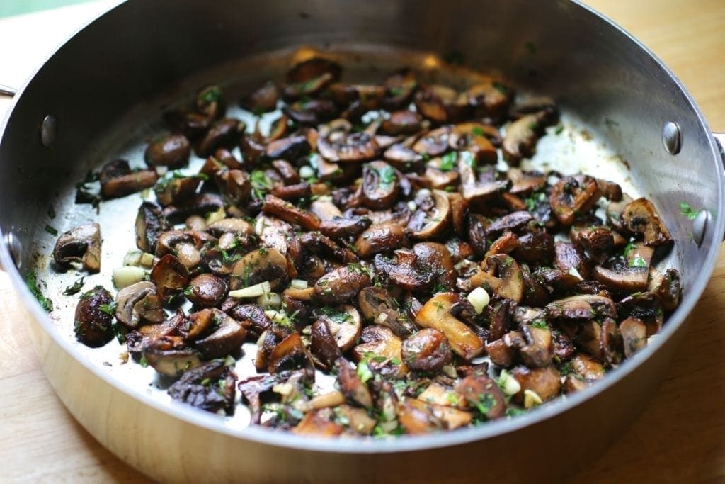 Mushrooms for risotto
