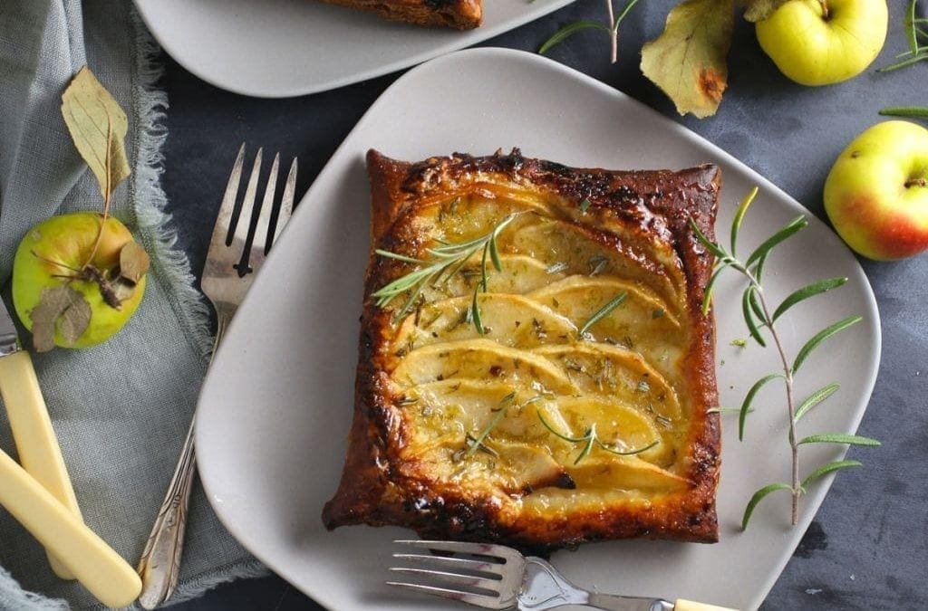 Apple Tarts with Rosemary-Lime Sugar