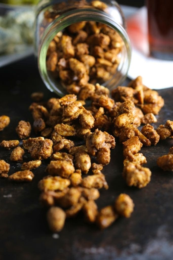 Sweet and Spicy Candied Peanuts