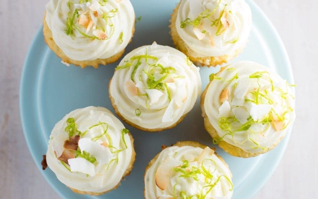 Coconut Key Lime Cupcakes