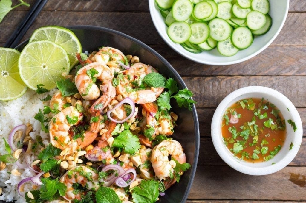 Spicy Thai Shrimp Salad