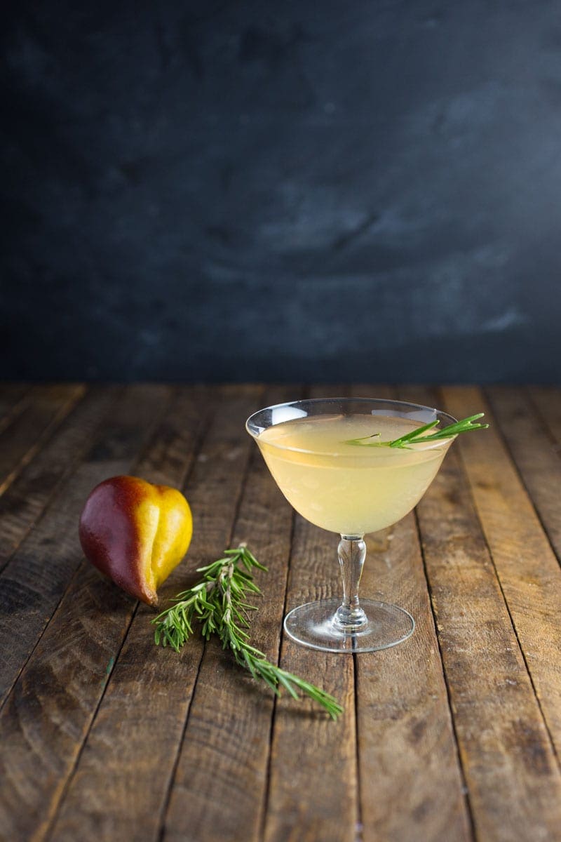 Spiced Pear Cocktail with Rosemary