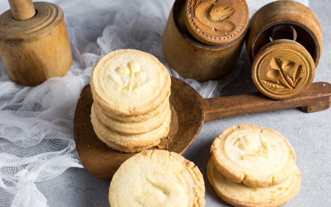 Rustic Shortbread Biscuits (or Cookies)