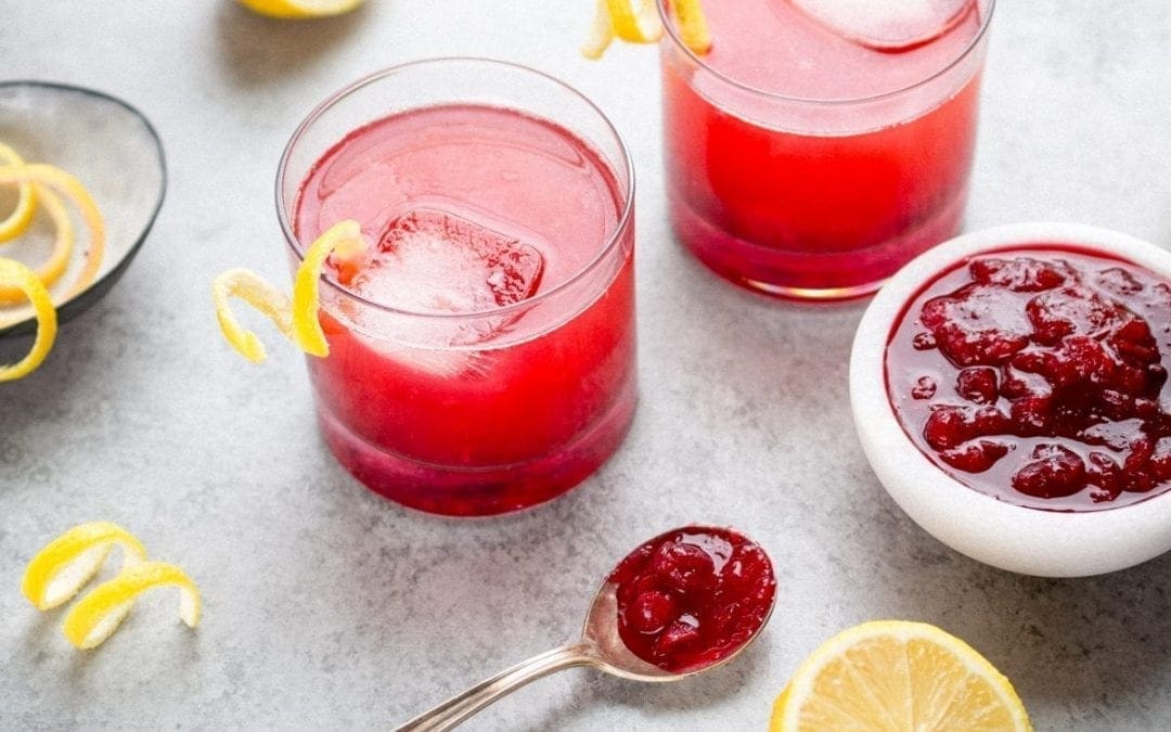 Cranberry Sauce Whisky Cocktail