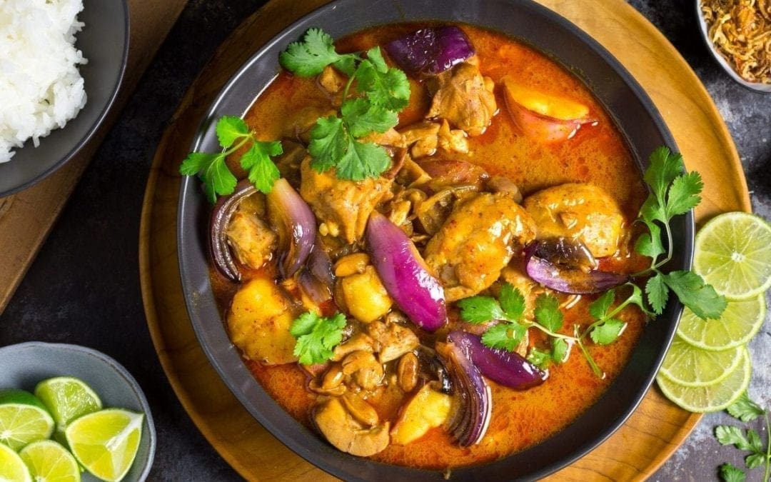 Chicken Massaman Curry with Wheat Beer