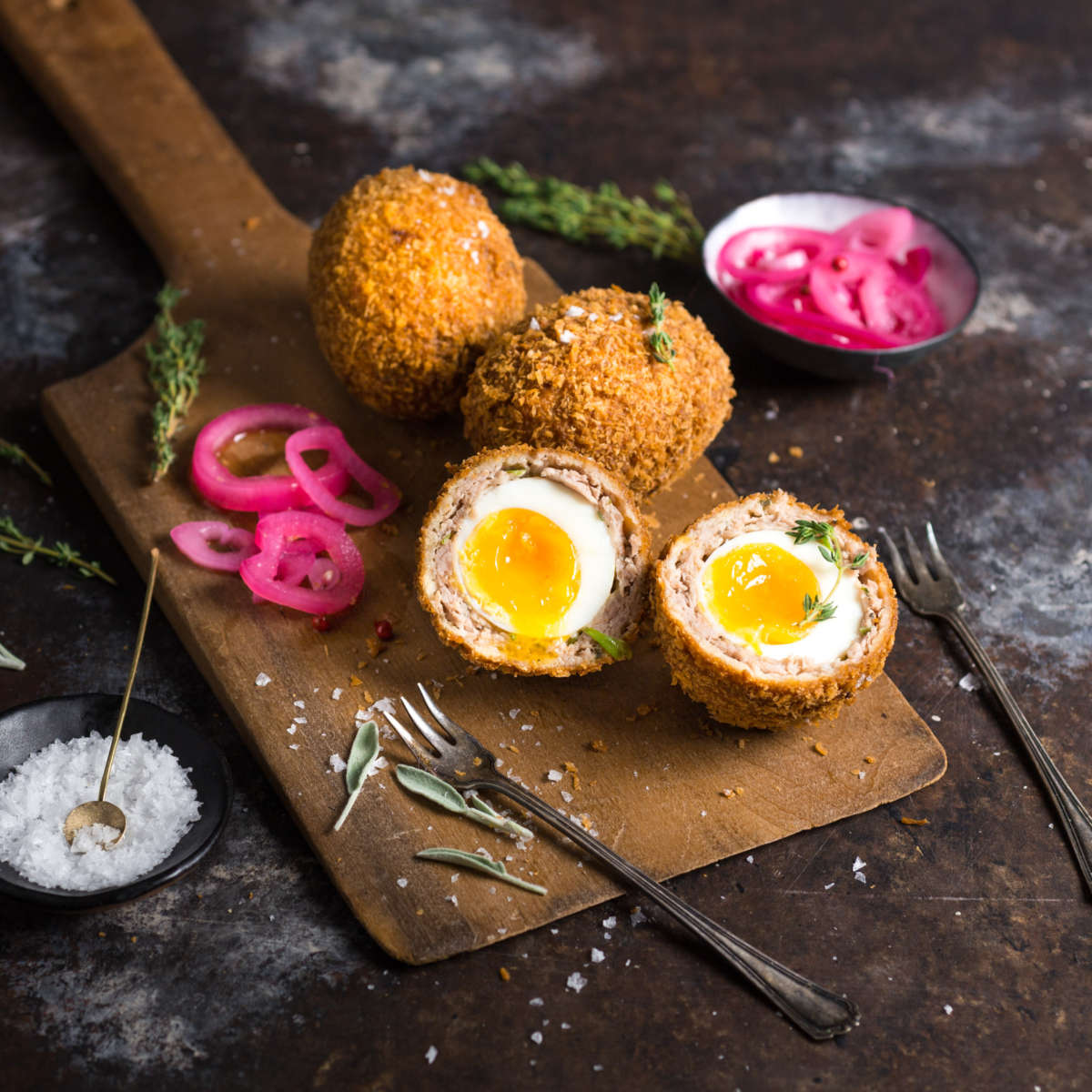 scotch-eggs-with-a-perfect-runny-yolk-nerds-with-knives