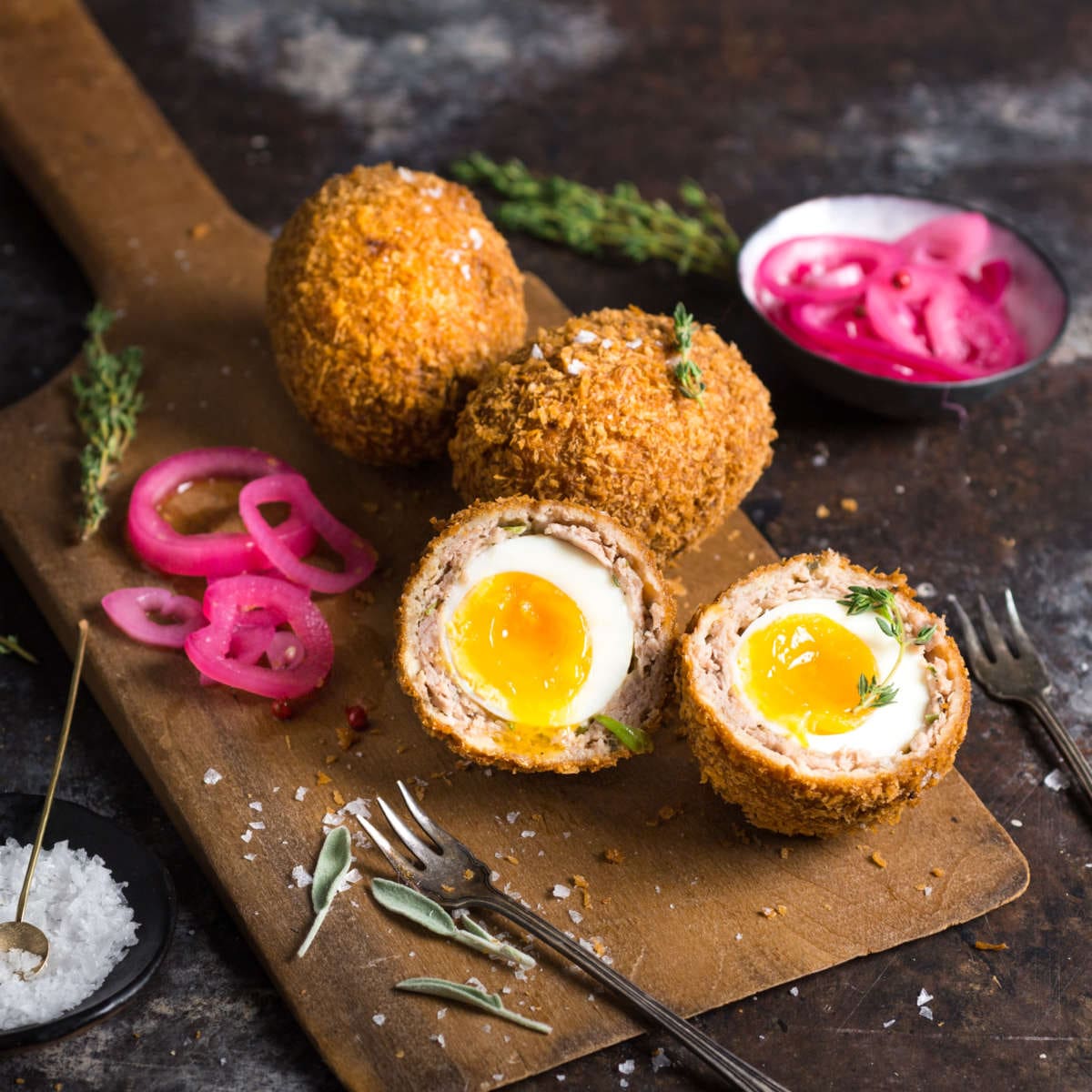 Scotch Eggs with a Perfect Runny Yolk - Nerds with Knives