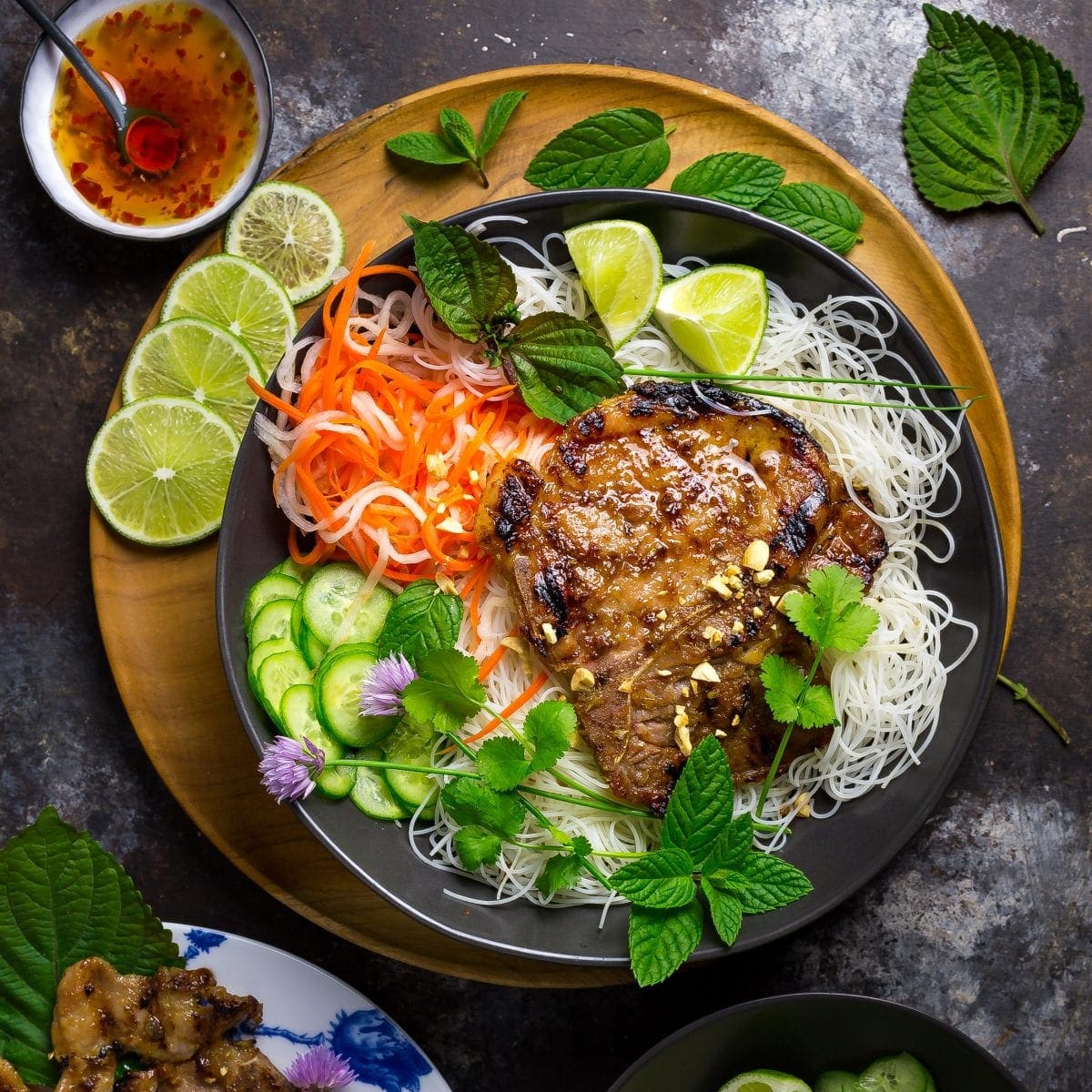 Vietnamese Grilled Pork Chops (Thit Heo Nuong Xa)