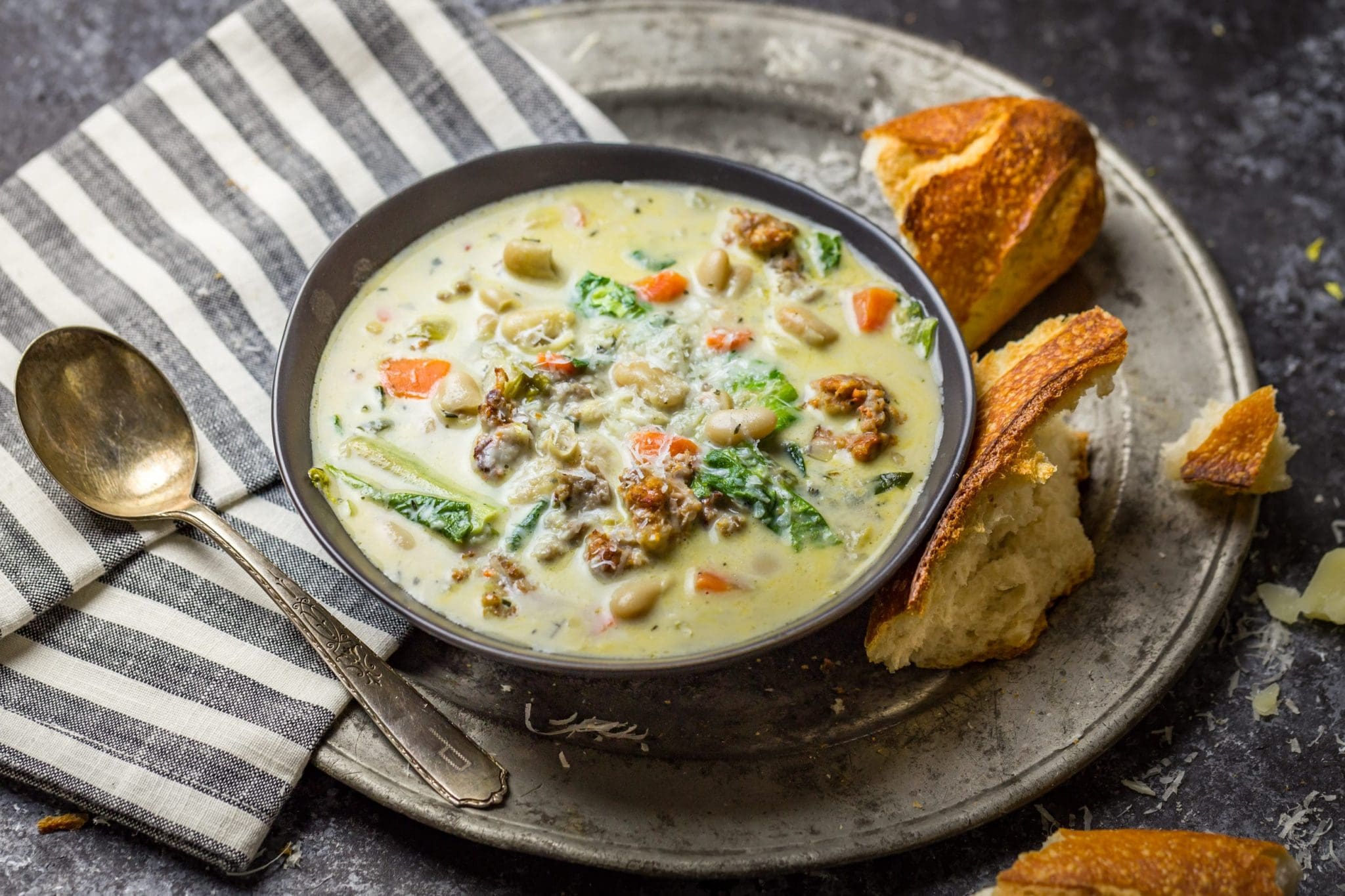 Sausage, White Bean and Escarole Soup – Nerds with Knives