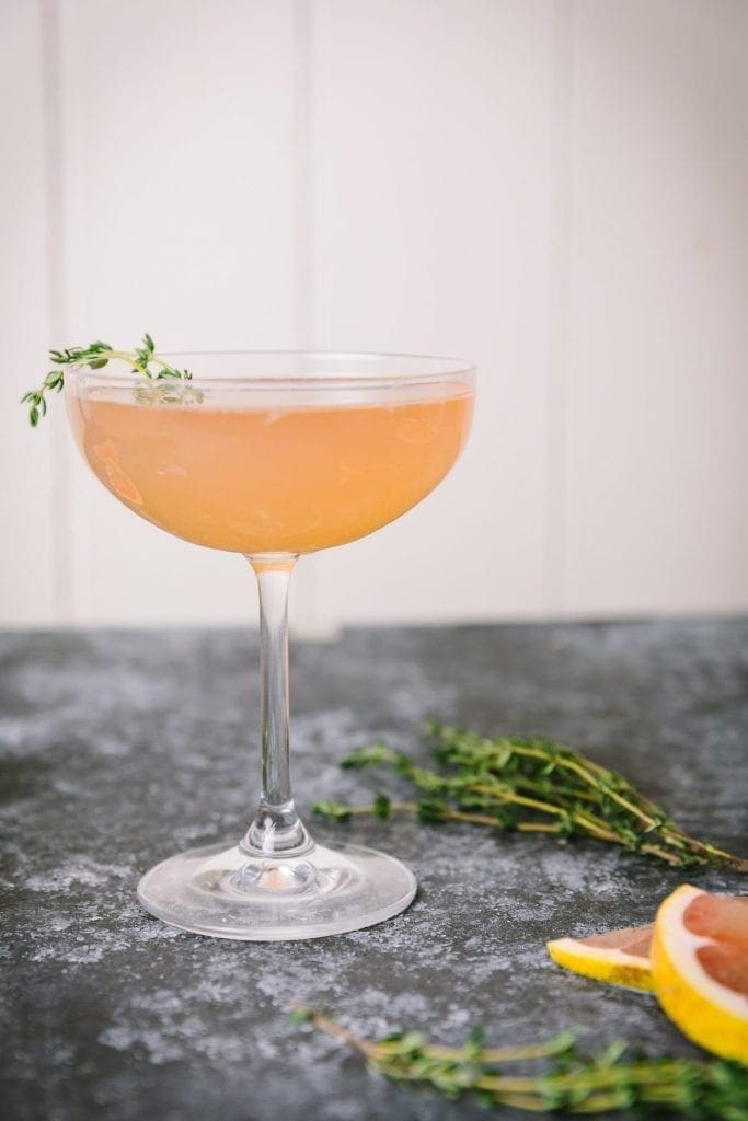 Grapefruit and Thyme Cocktail