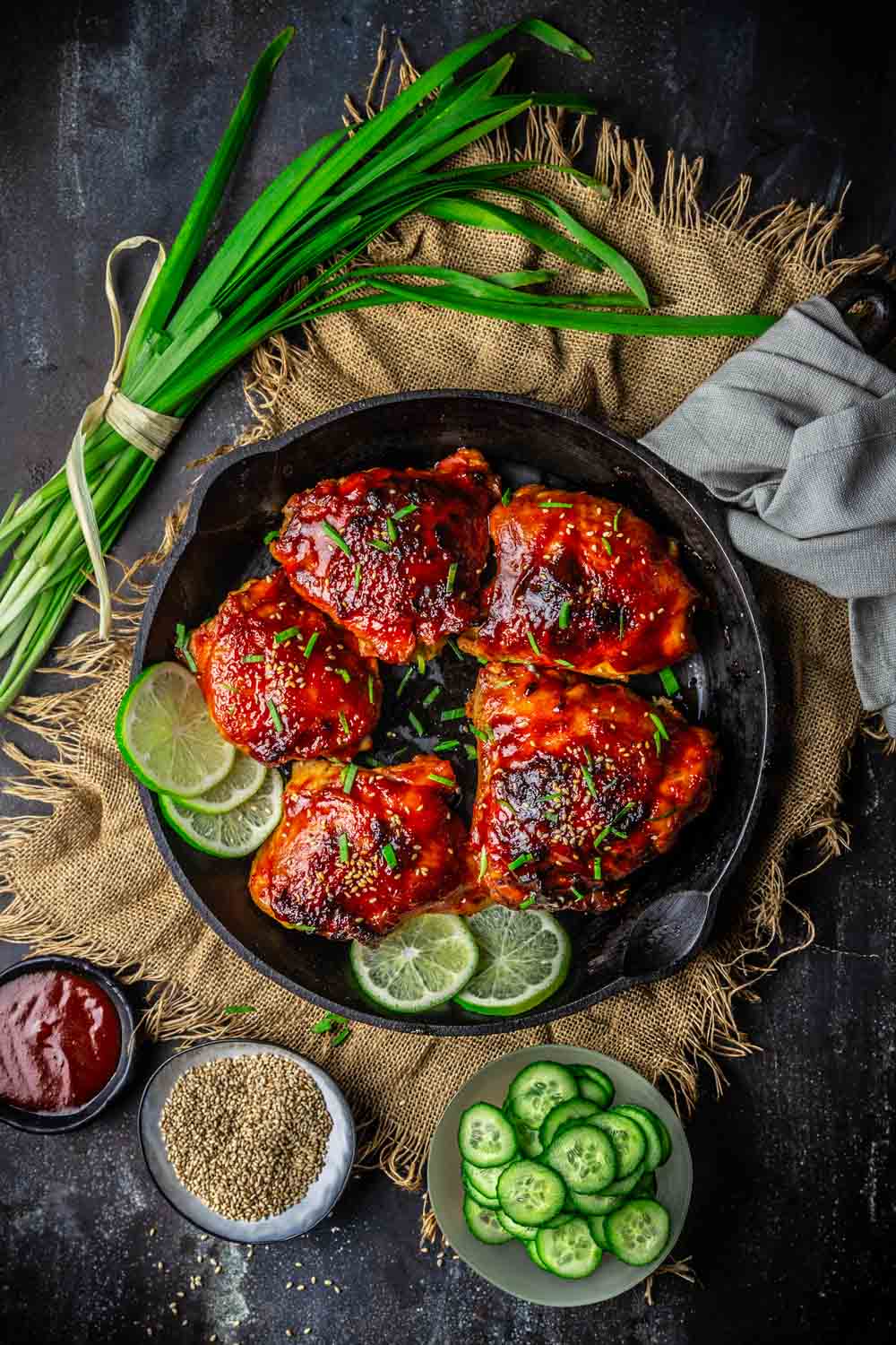 Sticky Gochujang Honey Chicken