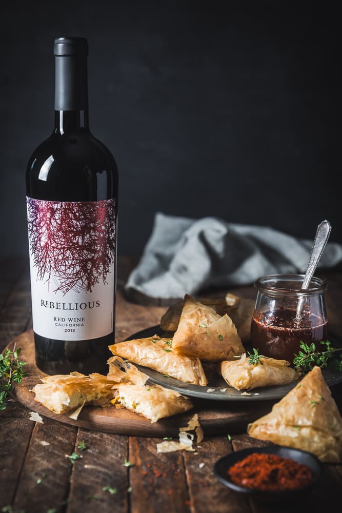 CAKEBREAD REBELLIOUS Phyllo Goat Cheese Triangles