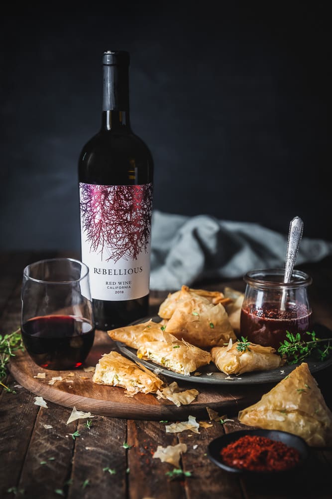 CAKEBREAD REBELLIOUS Phyllo Goat Cheese Triangles