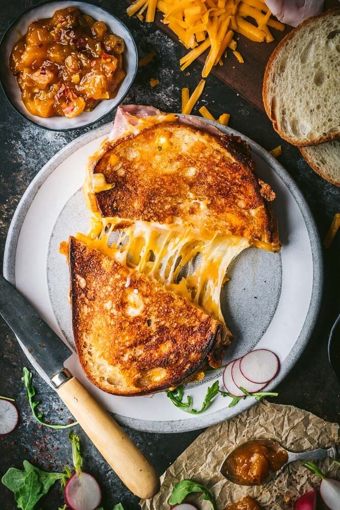 Mango Chutney Grilled Cheese