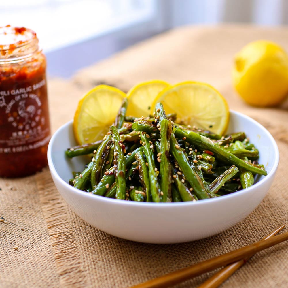 Caramelized Green Beans with Soy and Lemon