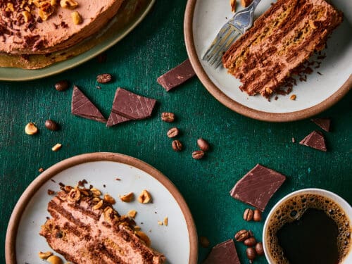 Mocha Hazelnut Icebox Cake - Nerds with Knives